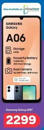 PEP Samsung Galaxy A06 offer