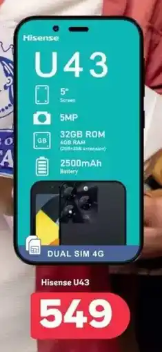 PEP Hisense U43 offer