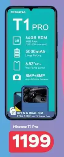 PEP Hisense T1 Pro offer