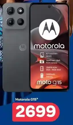 PEP Motorola G15 offer