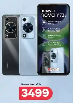PEP Huawei Nova Y72s offer