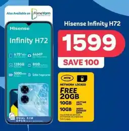 PEP Hisense Infinity H72 offer