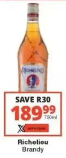 Checkers Liquor Shop Richelieu Brandy offer