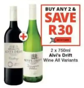 Checkers Liquor Shop Alvi's Drift Wine All Variants offer
