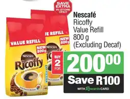 Spar Nescafé Ricoffy Value Refill offer