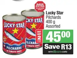 Spar Lucky Star Pilchards Assorted offer