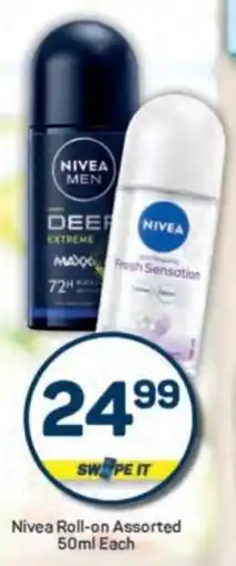 Pick n Pay Nivea Roll-on Assorted offer