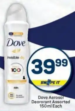 Pick n Pay Dove Aerosol Deororant Assorted offer