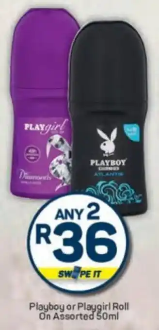 Pick n Pay Playboy or Playgirl Roll On Assorted offer