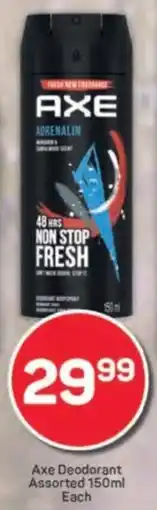 Pick n Pay Axe Deodorant Assorted offer