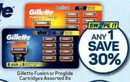 Pick n Pay Gillette Fusion or Proglide Cartridges Assorted offer