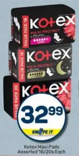 Pick n Pay Kotex Maxi Pads Assorted offer