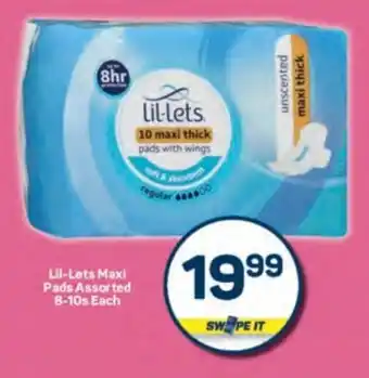Pick n Pay Lil-Lets Maxi Pads Assorted offer