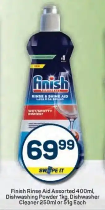 Pick n Pay Finish Rinse Aid Assorted, Dishwashing Powder, Dishwasher Cleaner offer
