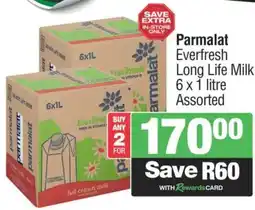 Spar PARMALAT EVERFRESH LONG LIFE MILK offer
