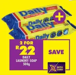 Shoprite DAILY LAUNDRY SOAP 500g offer