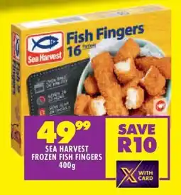 Shoprite SEA HARVEST FROZEN FISH FINGERS 400g offer
