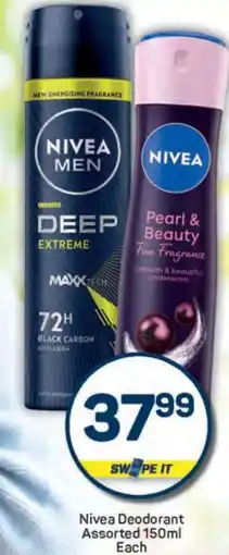 Pick n Pay Nivea Deodorant Assorted 150ml offer