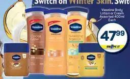 Pick n Pay Vaseline Body Lotion Or Cream Assorted-400ml Each offer