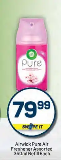 Pick n Pay Airwick Pure Air Freshener Assorted 250ml Refill Each offer