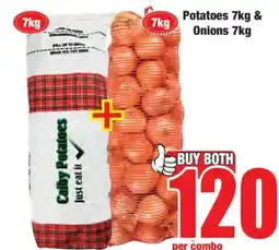 Boxer Potatoes 7kg & Onions 7kg offer
