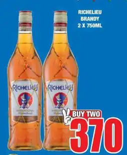 Boxer RICHELIEU BRANDY 2 X 750ML offer
