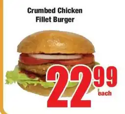 Boxer Crumbed Chicken Fillet Burger offer