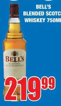 Boxer BELL'S BLENDED SCOTCH WHISKEY 750ML offer