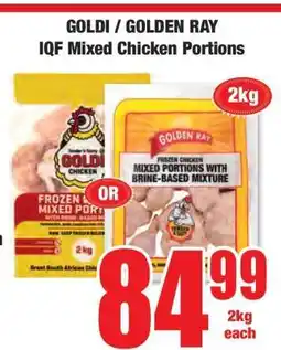 Boxer GOLDI / GOLDEN RAY IQF Mixed Chicken Portions offer
