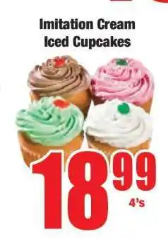 Boxer Imitation Cream Iced Cupcakes offer