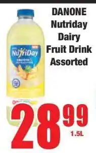 Boxer DANONE Nutriday Dairy Fruit Drink Assorted offer