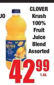 Boxer Clover Krush 100% Fruit Juice Blend Assorted offer