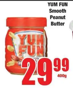 Boxer YUM FUN Smooth Peanut Butter offer