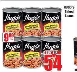 Boxer HUGO'S Baked Beans offer