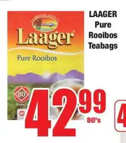 Boxer Laager Pure Rooibos Teabags offer