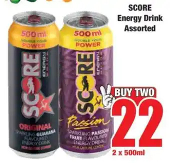 Boxer SCORE Energy Drink Assorted offer