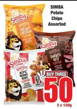 Boxer SIMBA Potato Chips Assorted offer