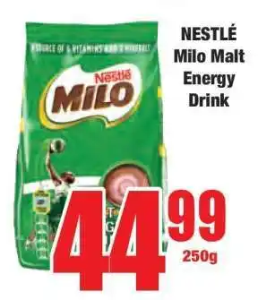 Boxer NESTLÉ Milo Malt Energy Drink offer