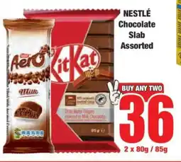 Boxer NESTLÉ Chocolate Slab Assorted offer