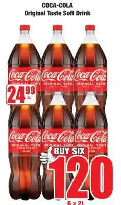 Boxer COCA-COLA Original Taste Soft Drink offer
