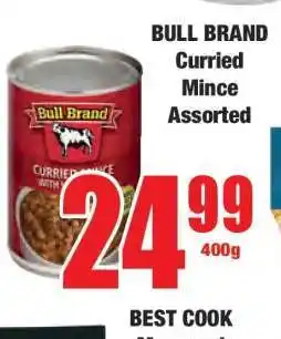 Boxer BULL BRAND Curried Mince Assorted offer