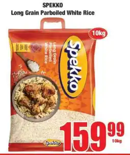 Boxer SPEKKO LONG GRAIN PARBOILED WHITE RICE offer