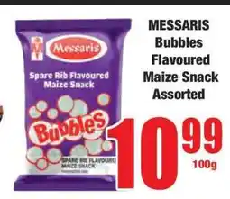 Boxer MESSARIS Bubbles Flavoured Maize Snack Assorted offer