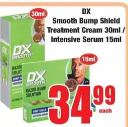 Boxer DX Smooth Bump Shield Treatment Cream 30ml / Intensive Serum 15ml offer