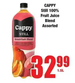 Boxer CAPPY Still 100% Fruit Juice Blend Assorted offer