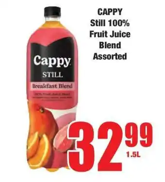 Boxer CAPPY Still 100% Fruit Juice Blend Assorted offer