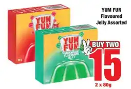 Boxer YUM FUN Flavoured Jelly Assorted offer
