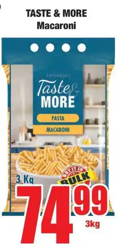 Boxer TASTE & MORE Macaroni offer