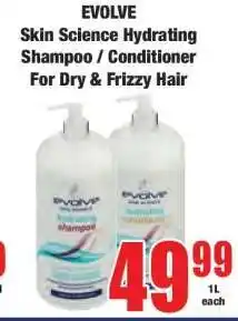 Boxer EVOLVE Skin Science Hydrating Shampoo / Conditioner offer