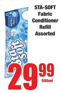 Boxer STA-SOFT Fabric Conditioner Refill Assorted offer